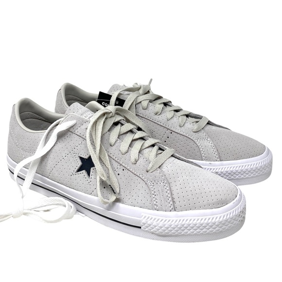 Converse One Star PRO Shoes Men’s Low Top Pale Putty Suede Size Sneakers 170072C - Picture 5 of 10